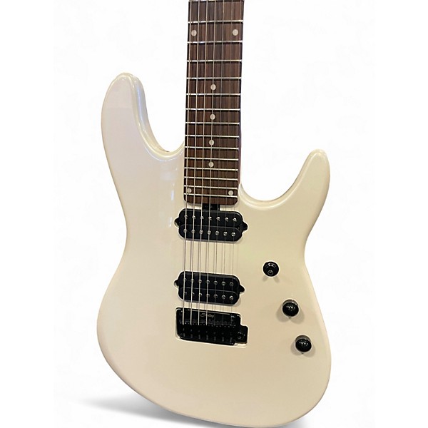 Used Sterling by Music Man Jason Richardson Cutlass Pearl White Solid Body Electric Guitar