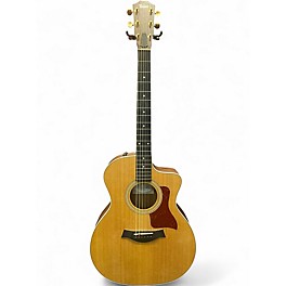 Used Taylor 214CE Natural Acoustic Electric Guitar
