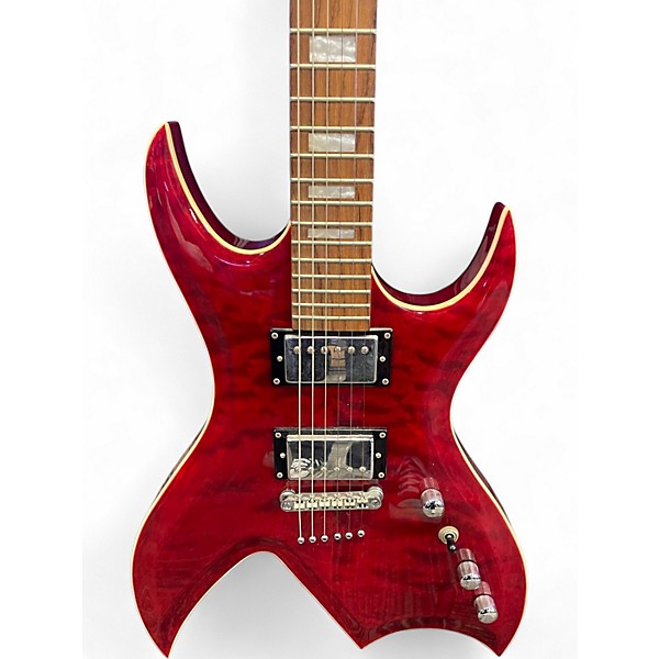 Used B.C. Rich Masterpiece Bich DRAGONS BLOOD FINISH Solid Body Electric Guitar