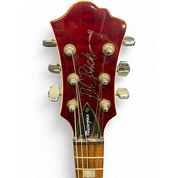 Used B.C. Rich Masterpiece Bich DRAGONS BLOOD FINISH Solid Body Electric Guitar