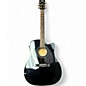 Used Yamaha FX335C Black Acoustic Electric Guitar thumbnail