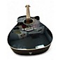 Used Yamaha FX335C Black Acoustic Electric Guitar