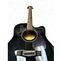 Used Yamaha FX335C Black Acoustic Electric Guitar