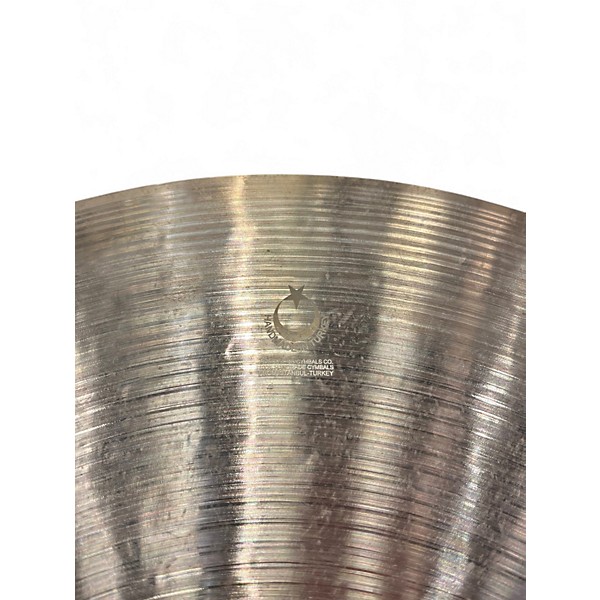 Used Bosphorus Cymbals 19in master series thin ride Cymbal