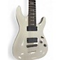 Used Schecter Demon-7 White Solid Body Electric Guitar
