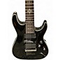 Used Schecter Guitar Research Damien Elite 7 Black Solid Body Electric Guitar thumbnail