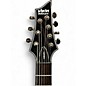 Used Schecter Guitar Research Damien Elite 7 Black Solid Body Electric Guitar