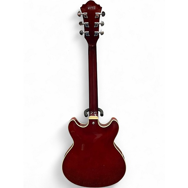 Used Ibanez AS73 Artcore Crimson Red Trans Hollow Body Electric Guitar