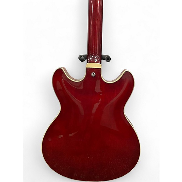 Used Ibanez AS73 Artcore Crimson Red Trans Hollow Body Electric Guitar