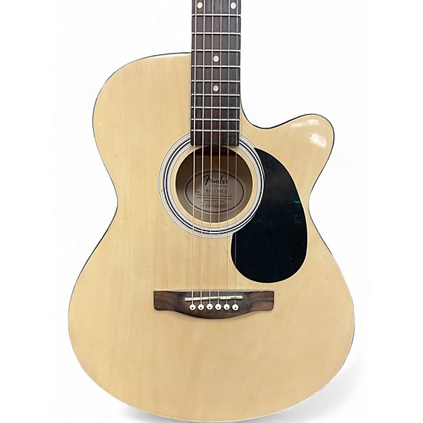 Used Fender FA135CE Concert Natural Acoustic Electric Guitar