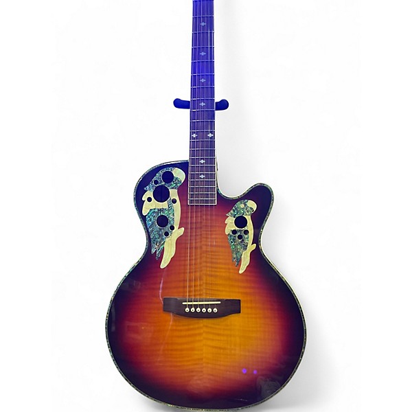 Used Carlo Robelli CACP-300E-CS RED BURST Acoustic Electric Guitar