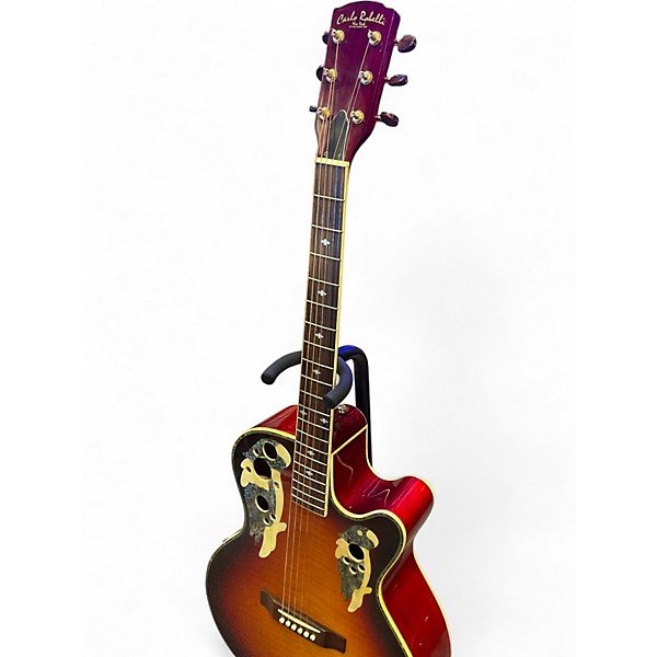 Used Carlo Robelli CACP-300E-CS RED BURST Acoustic Electric Guitar