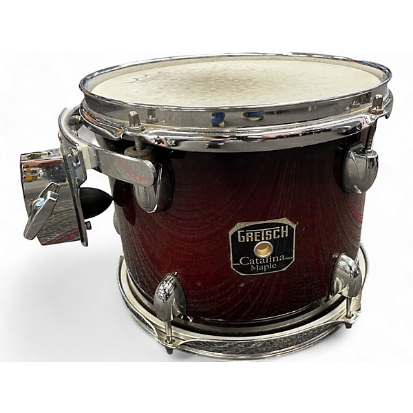 Used Gretsch Drums 6 Piece catalina maple square badge deep cherry burst Drum Kit