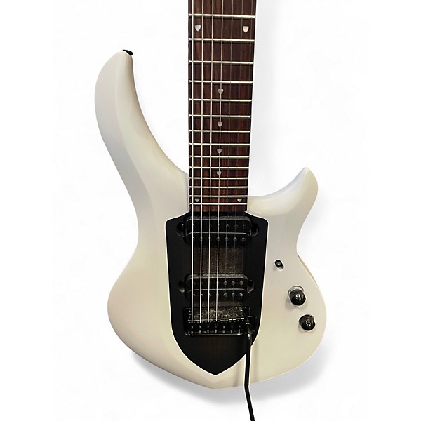 Used Sterling by Music Man JOHN PETRUCCI MAJESTY MAJ170 CHALK GREY Solid Body Electric Guitar