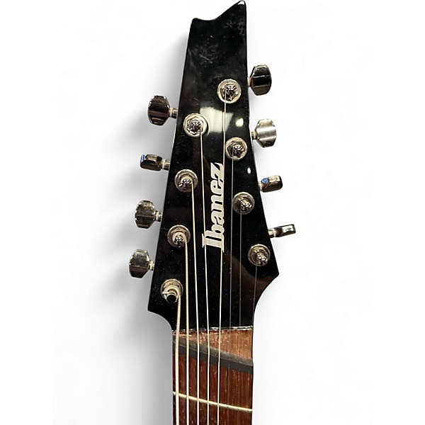 Used Ibanez RGMS8 Black Solid Body Electric Guitar