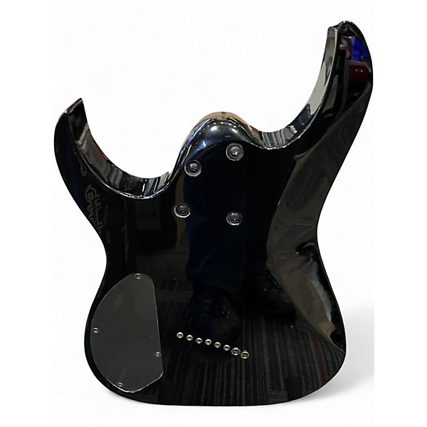 Used Ibanez RGMS8 Black Solid Body Electric Guitar