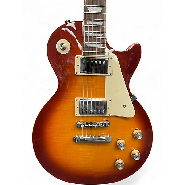Used 2023 Epiphone Les Paul Standard 60s Iced Tea Burst Solid Body Electric Guitar