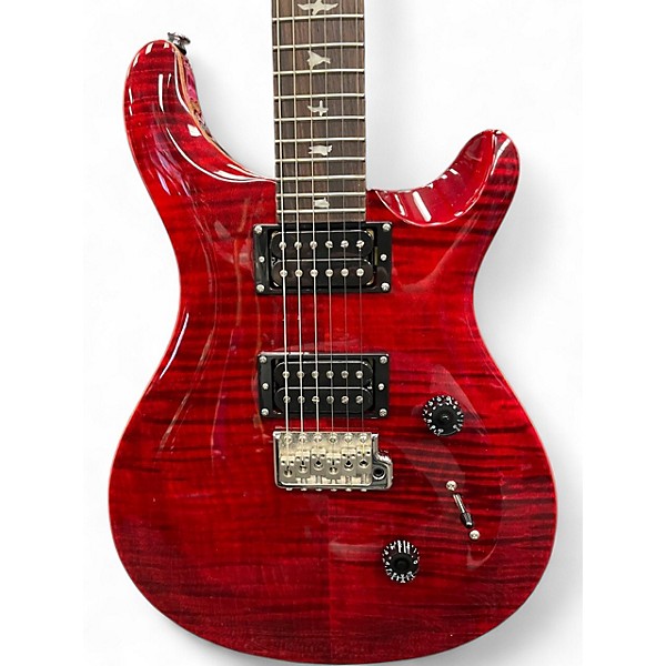 Used PRS SE Custom 24 Ruby Red Solid Body Electric Guitar