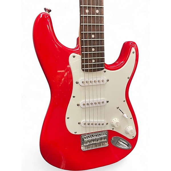Used Squier Mini Affinity Stratocaster Torino Red Electric Guitar