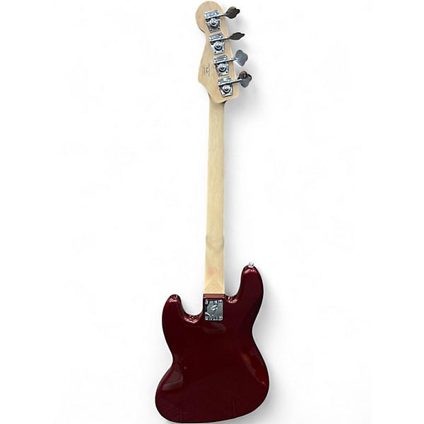 Used Squier JAZZ BASS RED Electric Bass Guitar