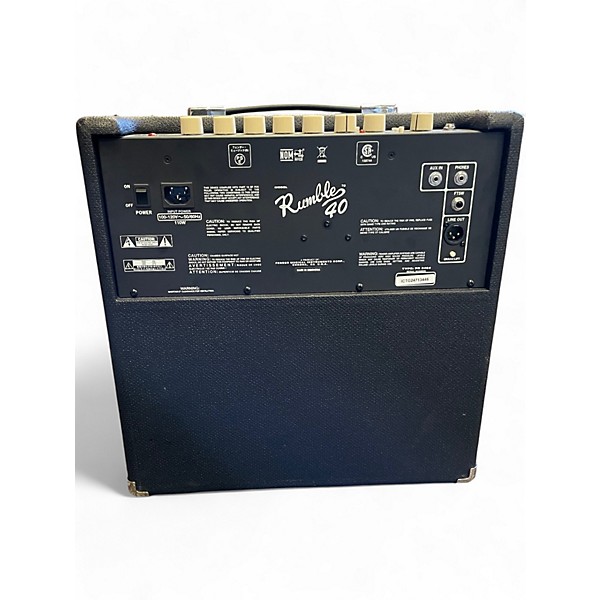 Used Fender Rumble 40 Bass Combo Amp