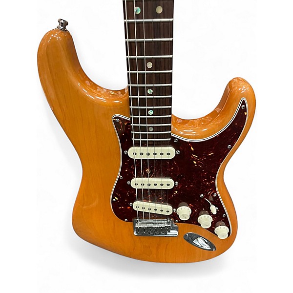 Used Fender American Deluxe Stratocaster Natural Solid Body Electric Guitar