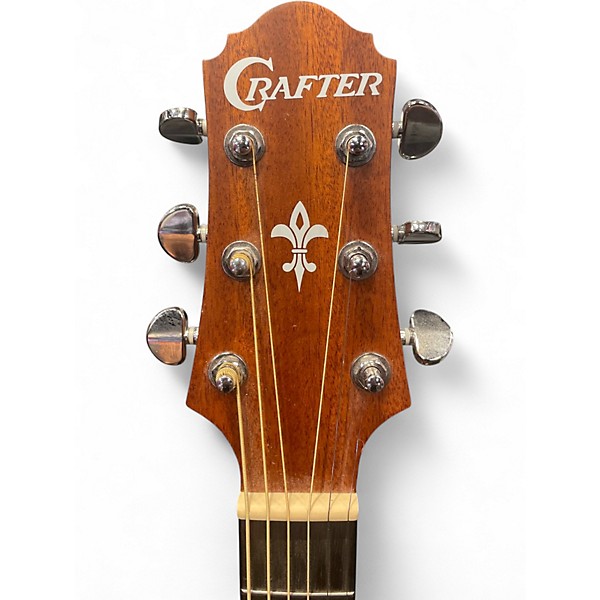 Used Crafter Guitars HT100CE Mahogany Acoustic Electric Guitar