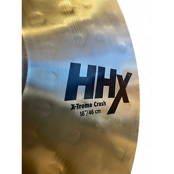 Used SABIAN 18in HHX X-Treme Crash Cymbal