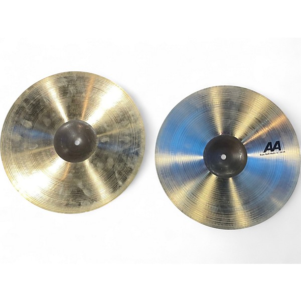 Used SABIAN 14in AA Raw Bell Hats Cymbal