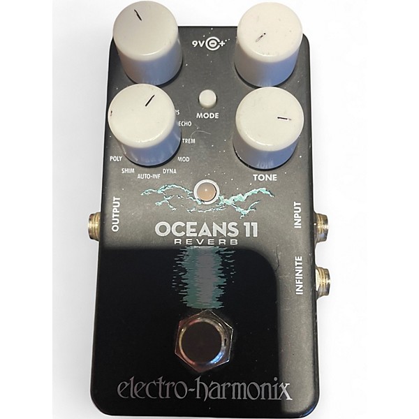 Used Electro-Harmonix Oceans 11  Reverb Effect Pedal