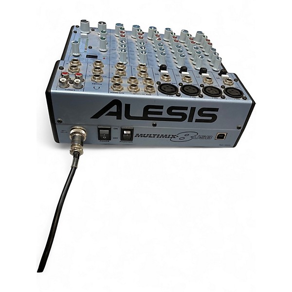 Used Alesis MultiMix 8 USB 8-Channel Unpowered Mixer