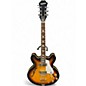 Used Epiphone Casino 2 Color Sunburst Hollow Body Electric Guitar thumbnail