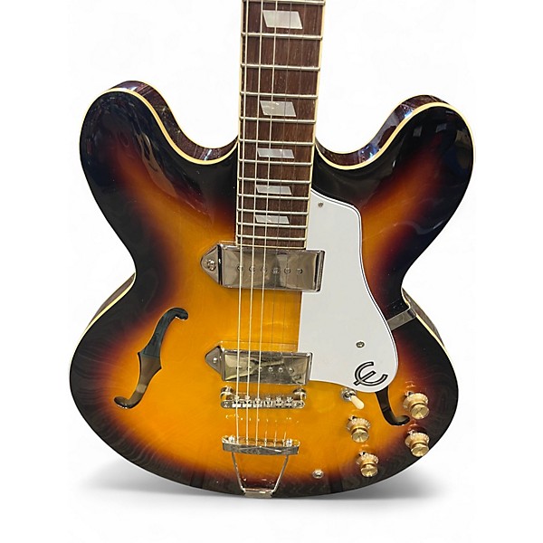Used Epiphone Casino 2 Color Sunburst Hollow Body Electric Guitar