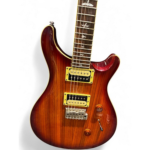 Used PRS CUSTOM 24 SE ZEBRAWOOD Solid Body Electric Guitar