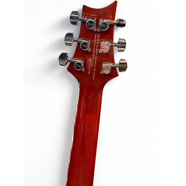 Used PRS CUSTOM 24 SE ZEBRAWOOD Solid Body Electric Guitar