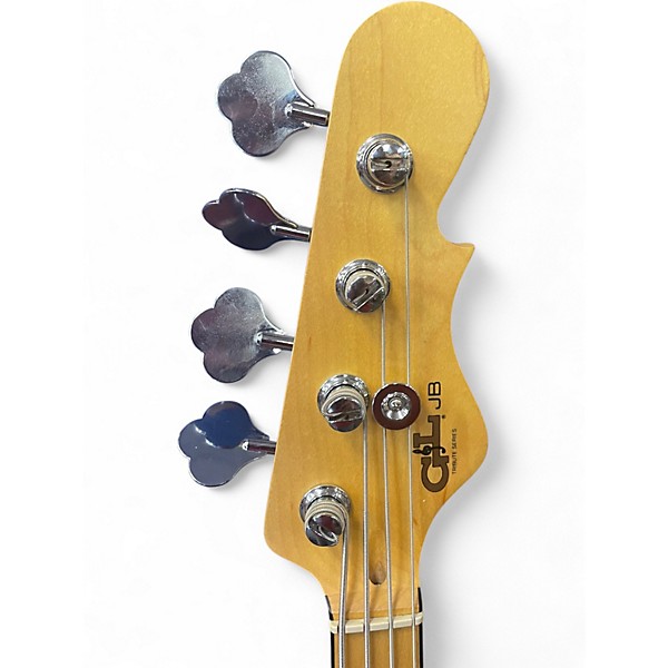 Used G&L Tribute JB 2 Color Sunburst Electric Bass Guitar