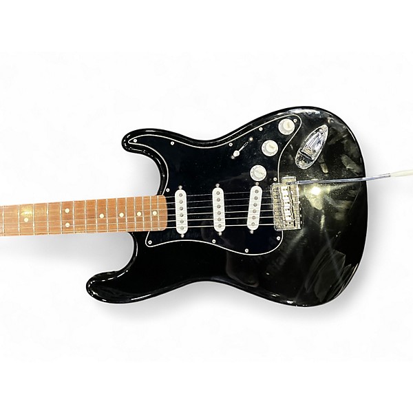 Used Fender Player Stratocaster Black Solid Body Electric Guitar