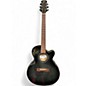 Used Mitchell MX430QAB MIDNIGHT BLACK EDGE BURST Acoustic Electric Guitar thumbnail