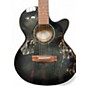 Used Mitchell MX430QAB MIDNIGHT BLACK EDGE BURST Acoustic Electric Guitar