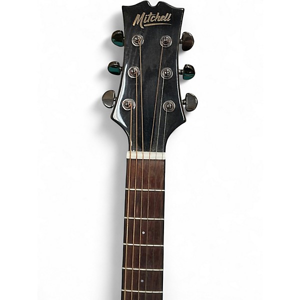 Used Mitchell MX430QAB MIDNIGHT BLACK EDGE BURST Acoustic Electric Guitar