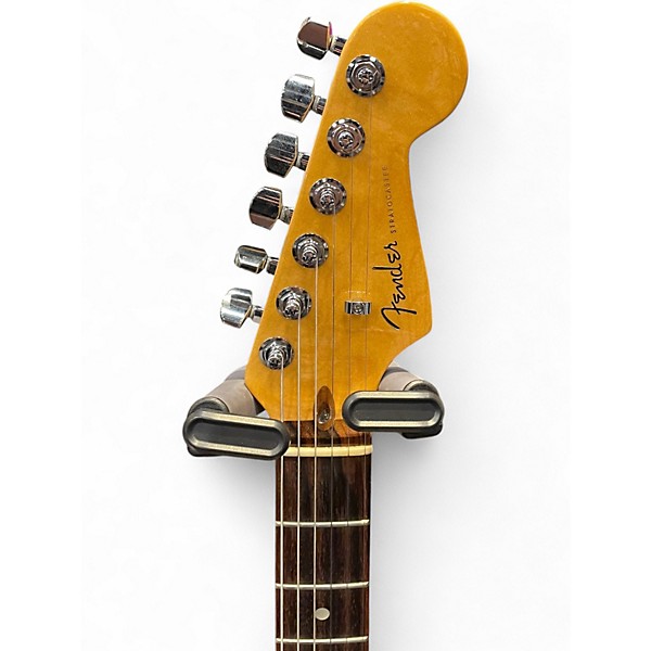 Used Fender American Ultra Stratocaster Arctic Pearl Solid Body Electric Guitar