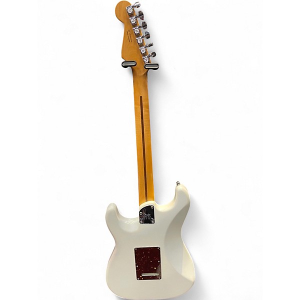 Used Fender American Ultra Stratocaster Arctic Pearl Solid Body Electric Guitar