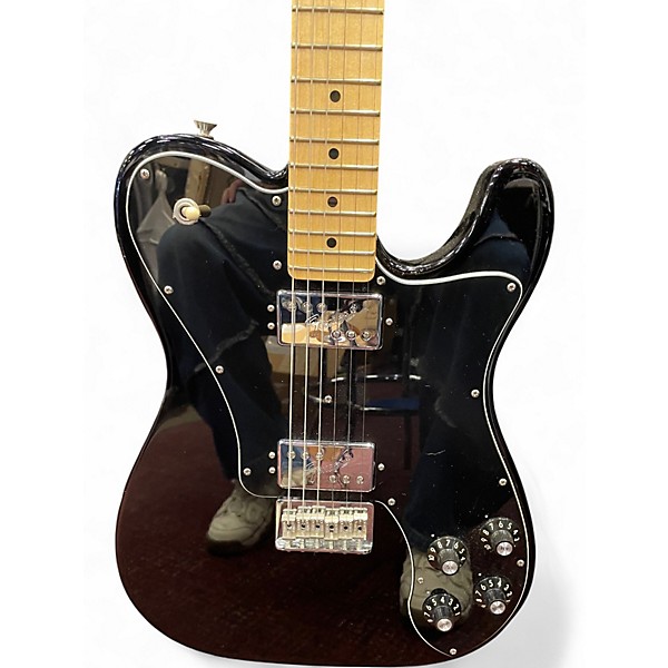 Used Fender American Professional Telecaster Deluxe Shawbucker Black Solid Body Electric Guitar