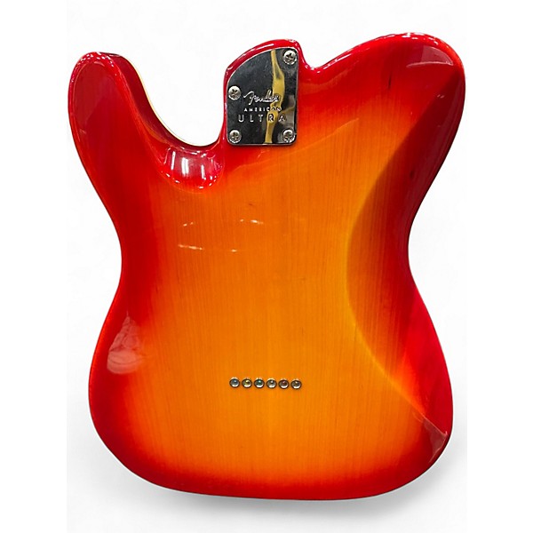 Used Fender American Ultra Telecaster Plasma Burst Solid Body Electric Guitar