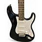 Used Squier Standard Stratocaster Black Solid Body Electric Guitar