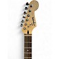 Used Squier Standard Stratocaster Black Solid Body Electric Guitar
