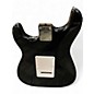 Used Squier Standard Stratocaster Black Solid Body Electric Guitar