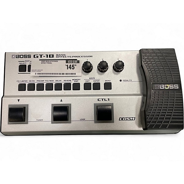 Used BOSS GT1B Bass Effect Pedal