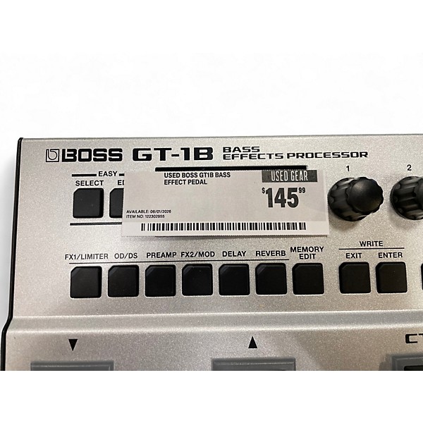 Used BOSS GT1B Bass Effect Pedal