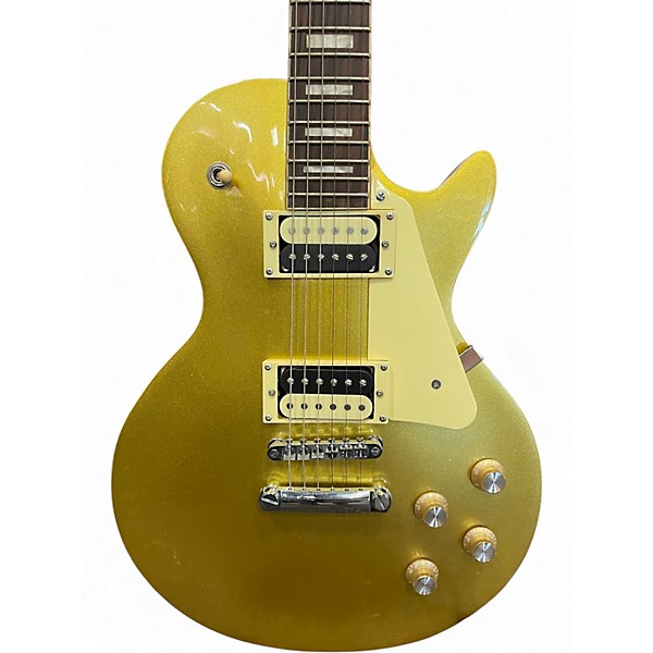 Used Stagg SEL-STD Standard L Series Goldtop Solid Body Electric Guitar
